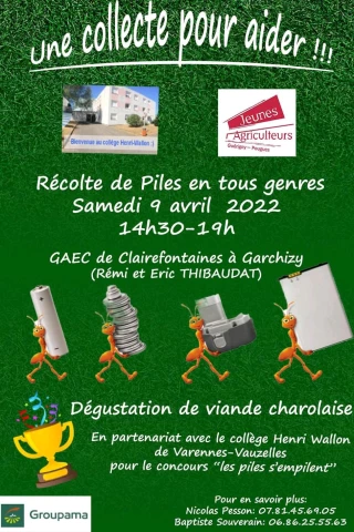 JA de Guérigny- Pougues : une collecte pour aider