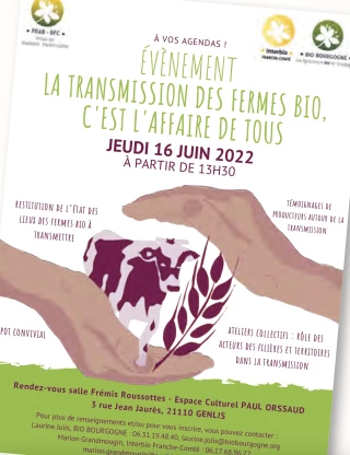 Annonce du Printemps bio en BFC