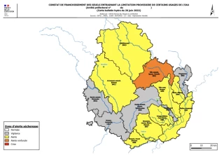 Eau : nouvelles restrictions en Côte-d'Or