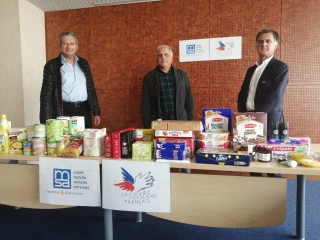 Collecte alimentaire de la MSA pour le Secours Populaire