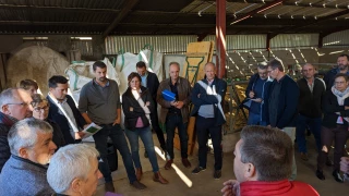 Visite de la présidente de Région BFC en Saône-et-Loire