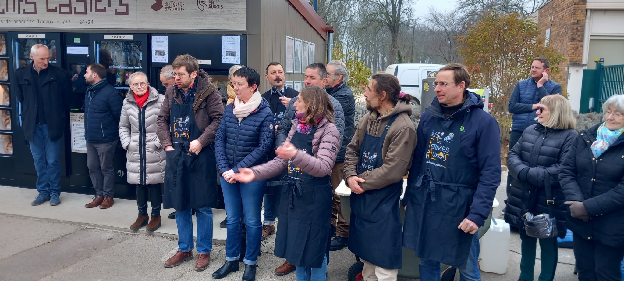 Inauguration des Petis casiers à Semur-en-Auxois