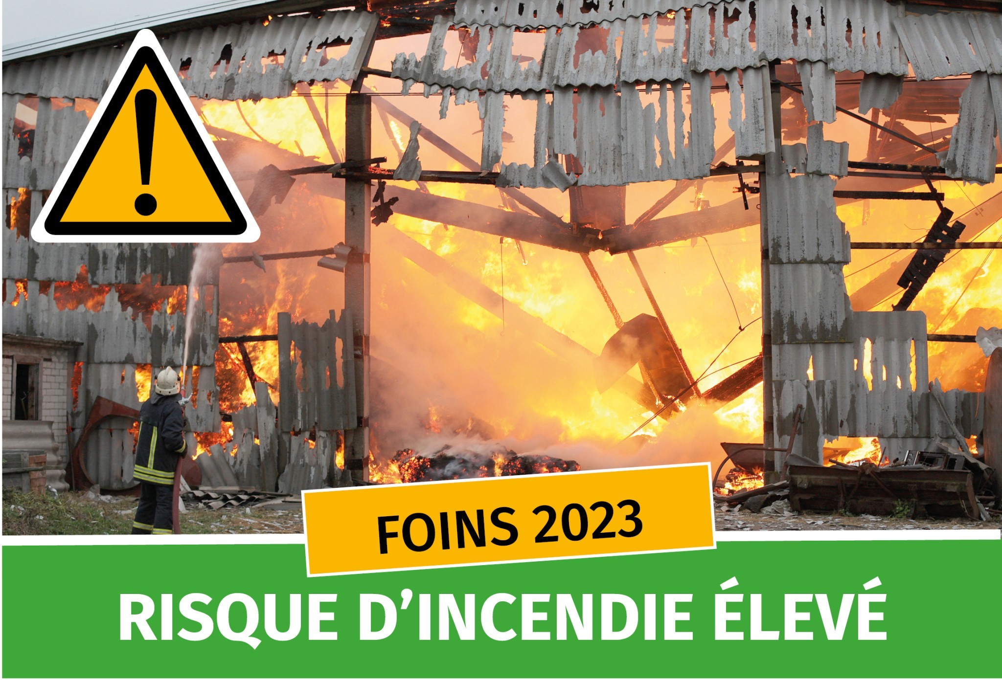 Face au risque d'embrasement du foin, l'importance des sondes connectées