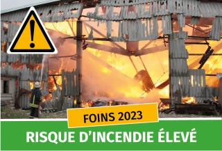 Face au risque d'embrasement du foin, l'importance des sondes connectées