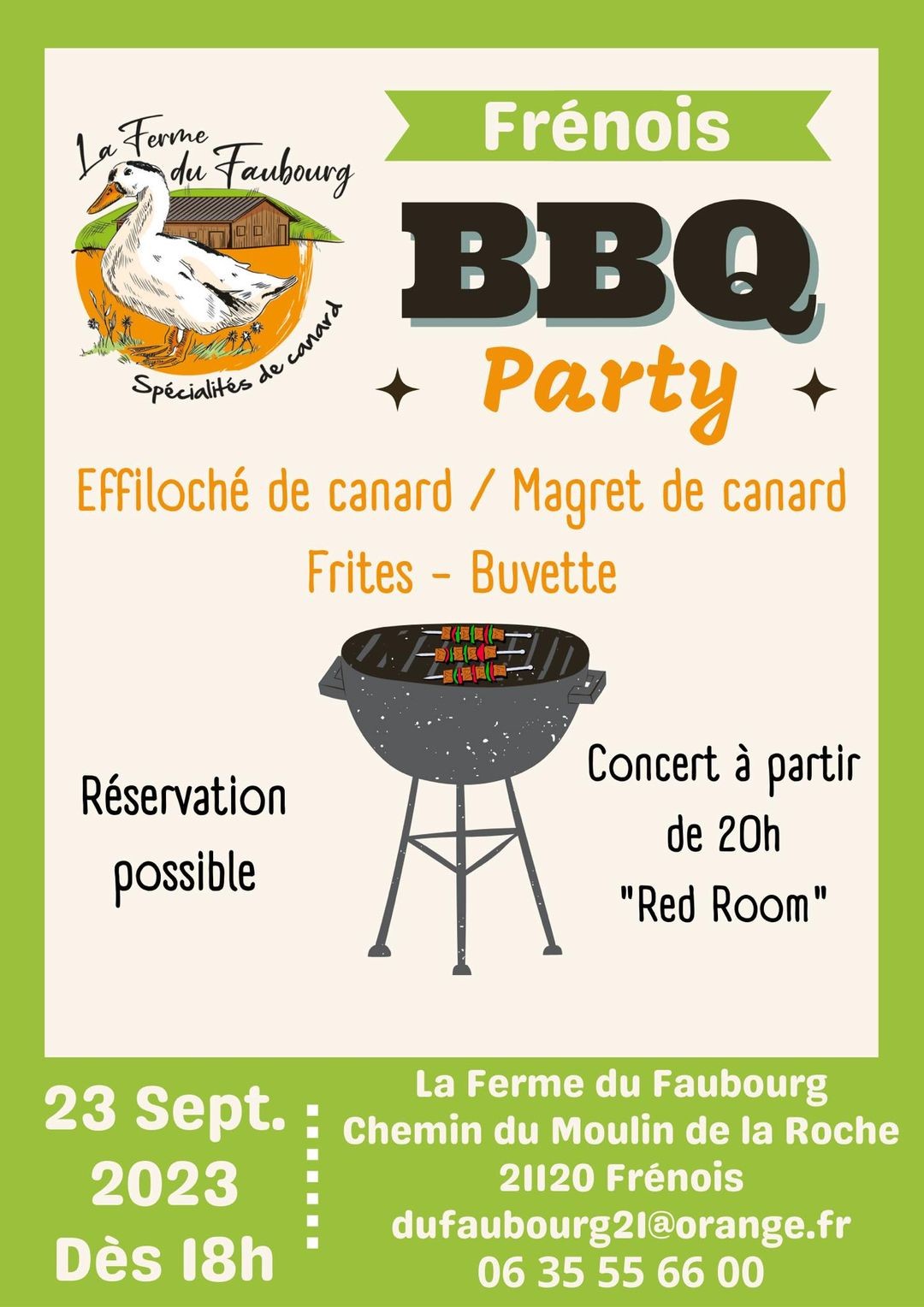 23-09 : « BBQ party » à Frénois