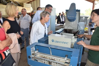Marie-Guite Dufay en pleine rentrée scolaire agricole