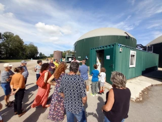 Le méthaniseur de Brazey-en-Plaine a ouvert ses portes au public