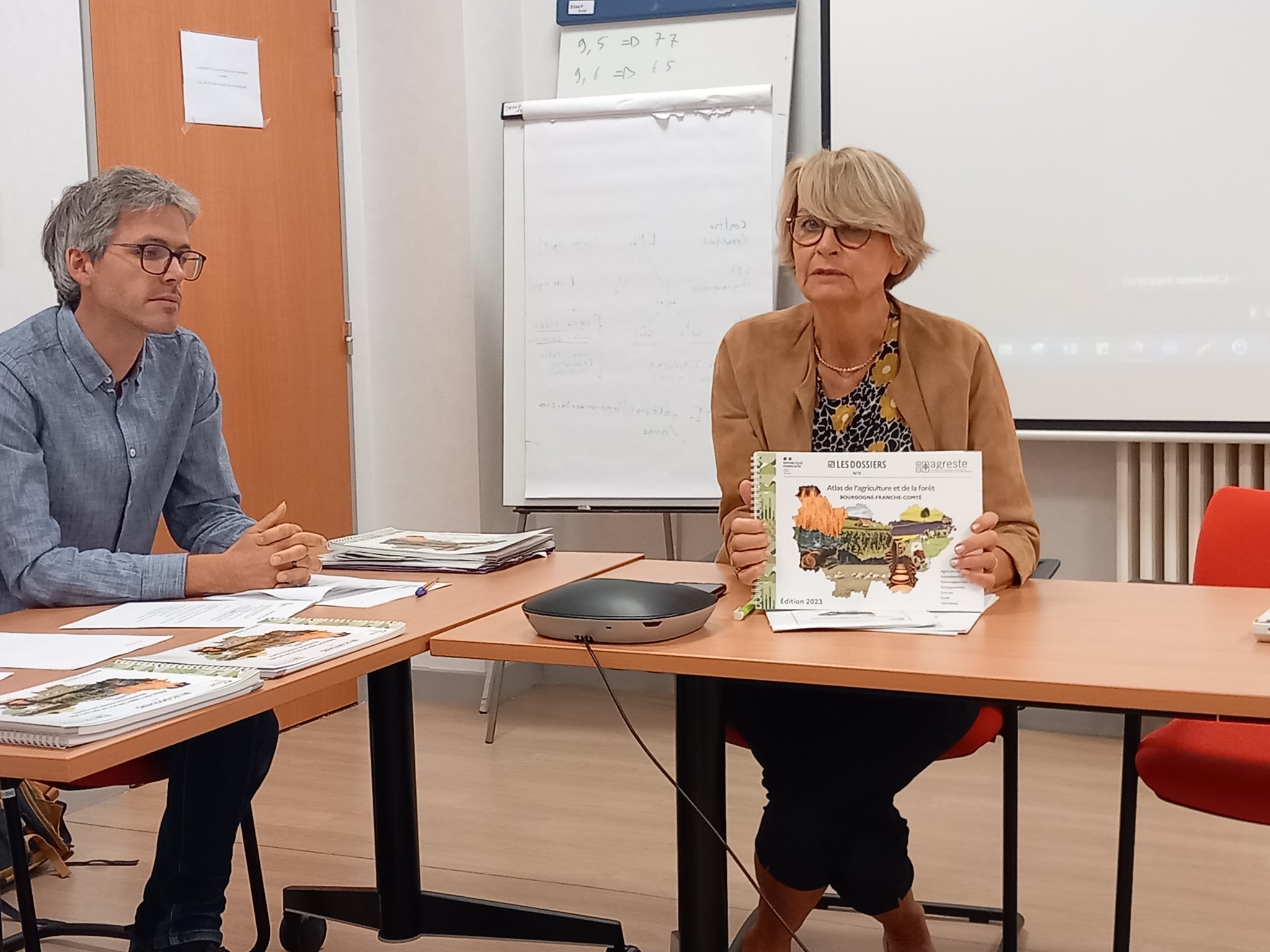 Présentation de la nouvelle édition de l'atlas agricole et forestier de Bourgogne Franche-Comté