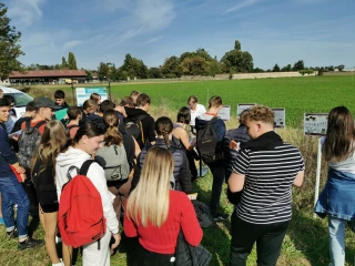 Des étudiants de BTS en visite à l'Inrae