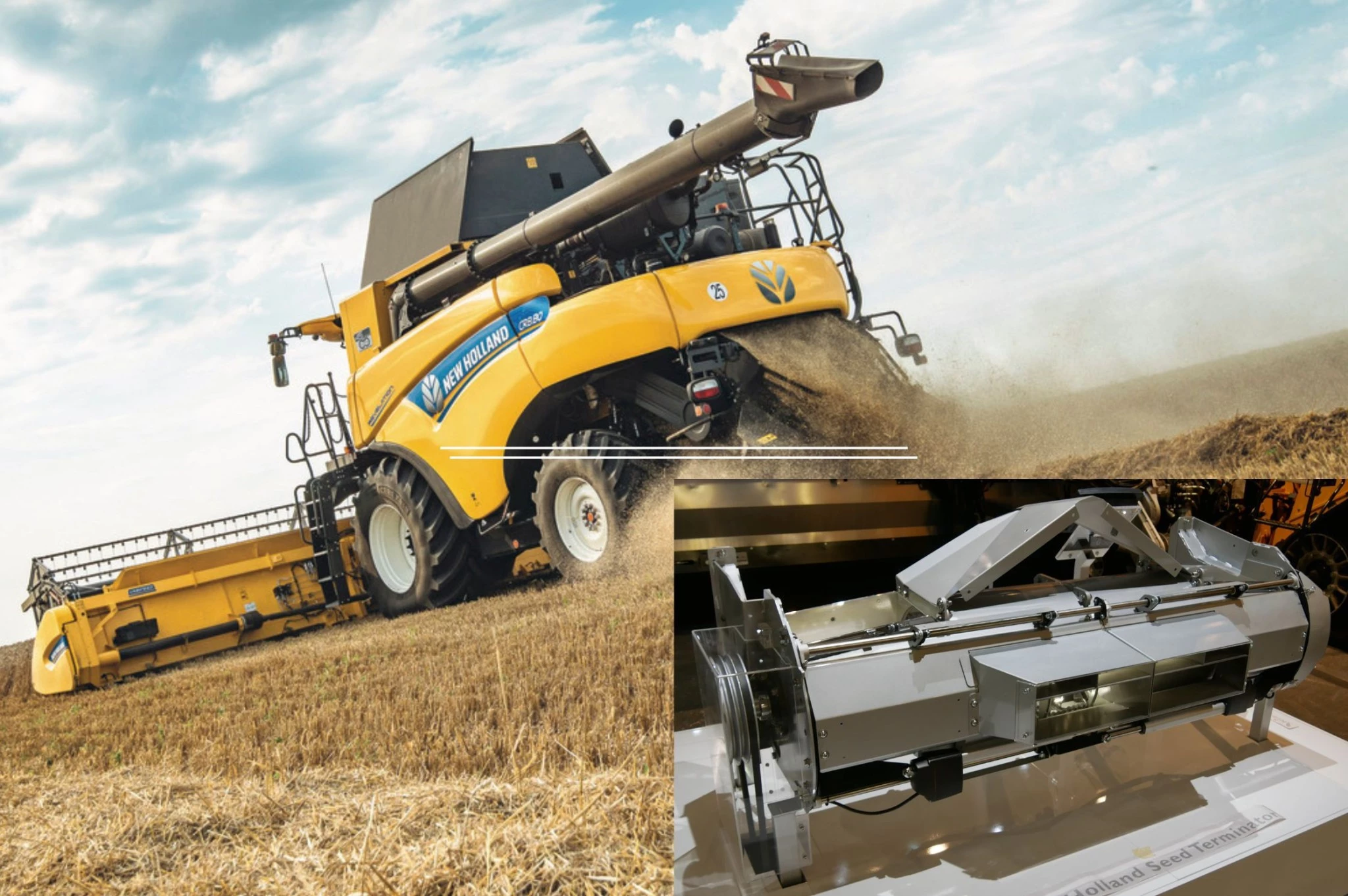 New Holland : Le Seed Terminator sonne le glas des graines d’adventices