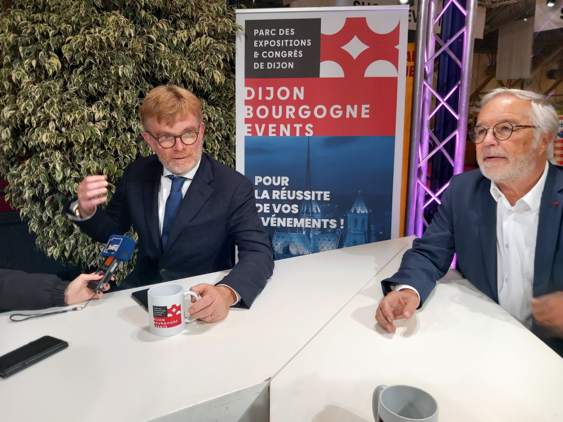 Le ministre Marc Fesneau à la foire gastronomique de Dijon