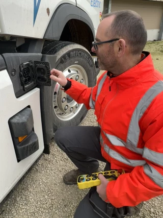 La coopérative Terre Comtoise a testé un camion électrique