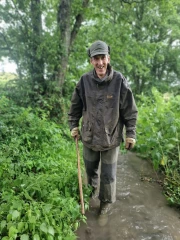 Dans les bottes (de pluie) d'un piégeur