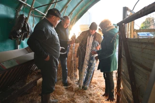 Remise de filets de protection