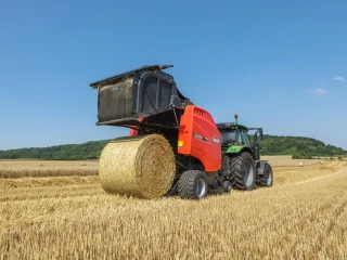 Kuhn // Forte pression de serrage sur les presses à balles rondes VB 3260 et VB 3290