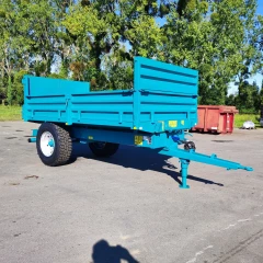 Demarest-Rolland // Une benne à ridelles rabattables de 6 tonnes de charge utile