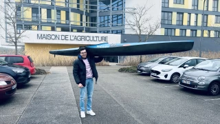 À Bretenière en kayak