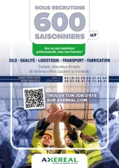 Axéréal recherche ses saisonniers