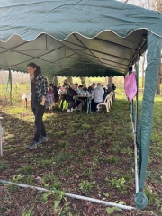 Un kilomètre à pied, ça aide, ça aide...