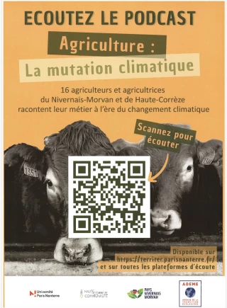 Un podcast sur l'adaptation des agriculteurs au changement climatique dans la Nièvre