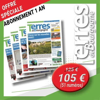 1 an d'abonnement à Terres de Bourgogne