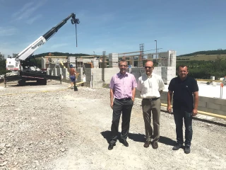 Une nouvelle agence en construction
