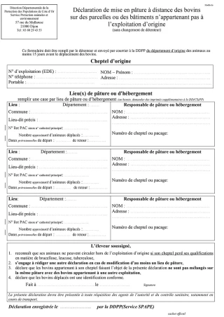 La traçabilité sanitaire est importante et obligatoire