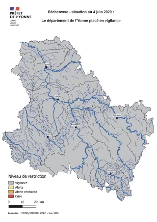 L’Yonne placé en vigilance
