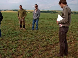 Premières visites sur le terrain
