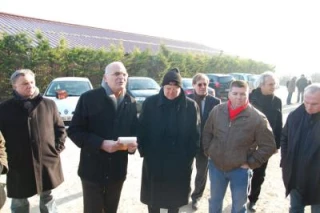 Les congressistes sur le terrain