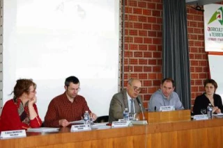 Une conférence à l'heure du "vin bio"
