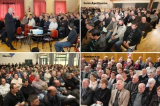 Les sections se réunissent avant l'AG plénière