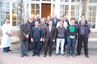 Les participants nivernais reçus au Conseil général de la Nièvre