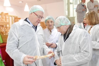 Le préfet découvre le pôle de compétitivité agroalimentaire