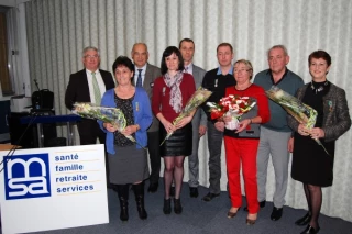 Des vœux aux couleurs électorales