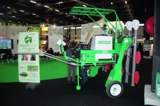 Pulvériser avec un cheval