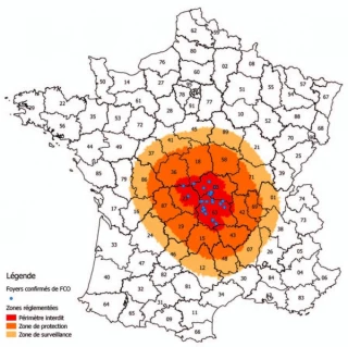 La zone réglementée s’étend