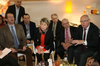 Marie Guite Dufay à l'Odysée du Végétal