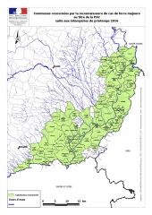 Reconnaissance du cas de force majeure en cas d’absence de semis suite aux intempéries du printemps 2016
