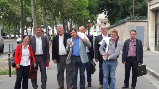 Une délégation au ministère