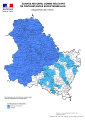 Cas de force majeure reconnu pour 336 communes