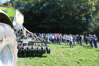Le semis direct sous couvert permanent en démonstration à Chaulgnes