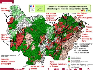Révision des zones défavorisées simples