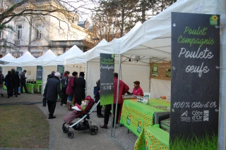 Marché de Noël au Conseil départemental