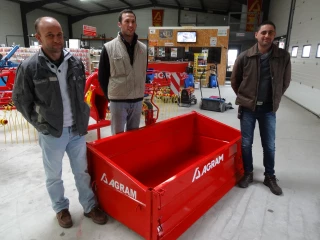 Une benne lourde Agram pour Thierry Manssens
