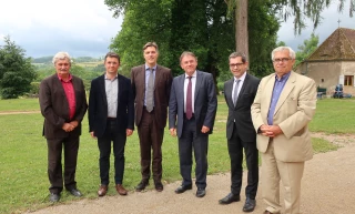 Le président de la fédération nationale  en visite