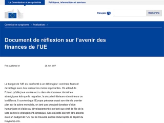 Bruxelles envisage une baisse des budgets