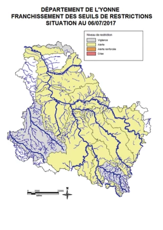 Extension des mesures de restriction d’eau