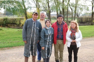 Des stagiaires chiliens dans des exploitations nivernaises