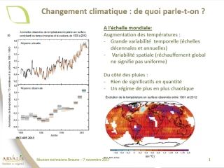 Le climat sème le chaos